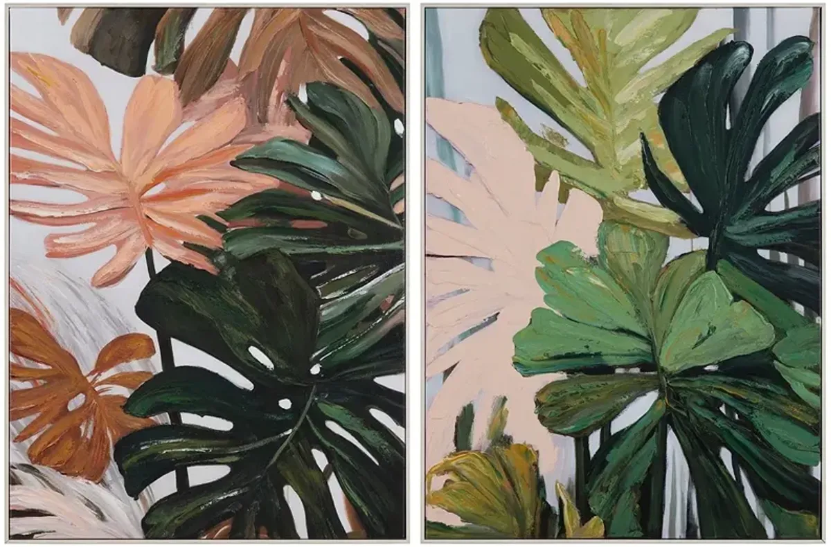 Exotica Framed Canvas Set of 2