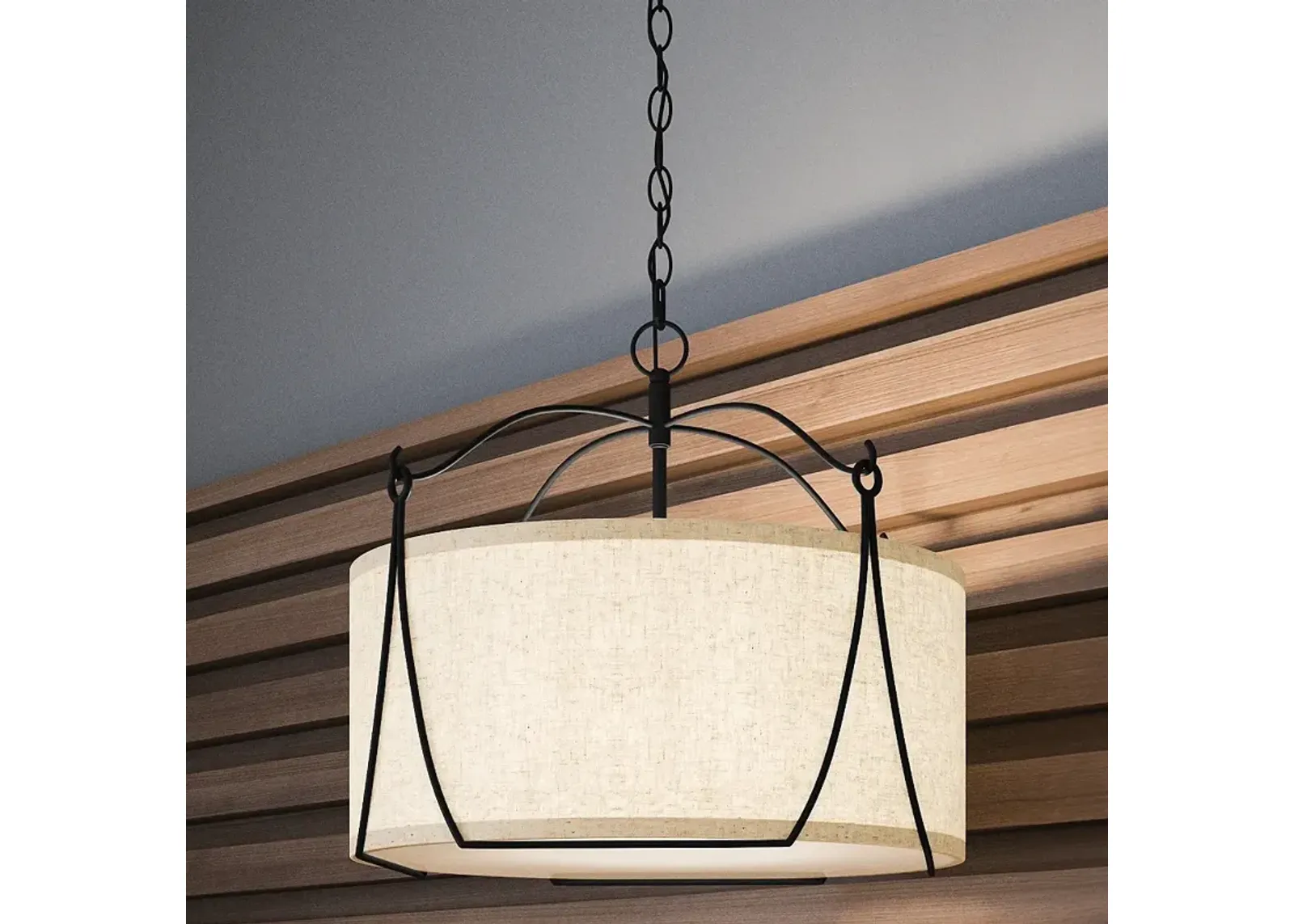 Adeline 4-Light Earth Black Pendant