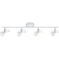 Godwin LED 31" Wide White 4-Light Track Light for Ceiling or Wall