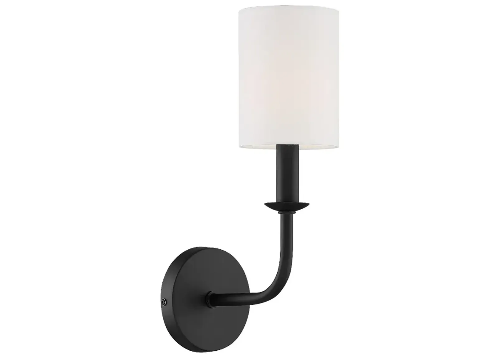 Bailey 1 Light Matte Black Wall Mount