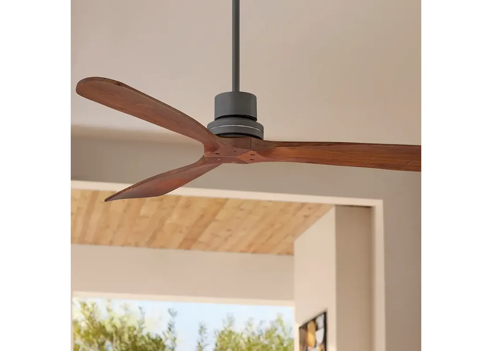 52" Casa Delta DC Bronze Outdoor Ceiling Fan with Remote Control