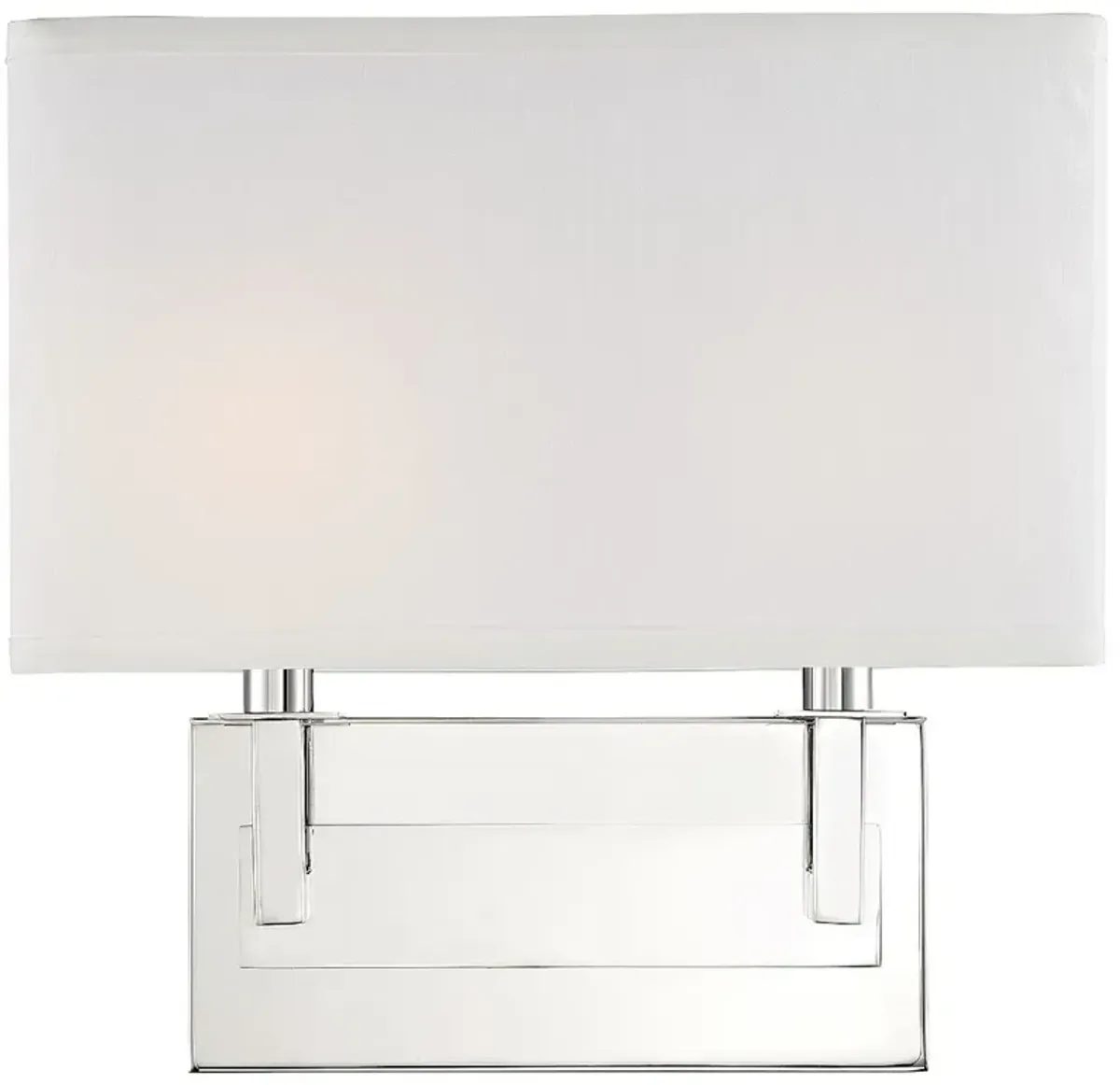 Durham 2 Light Polished Nickel Wall Mount