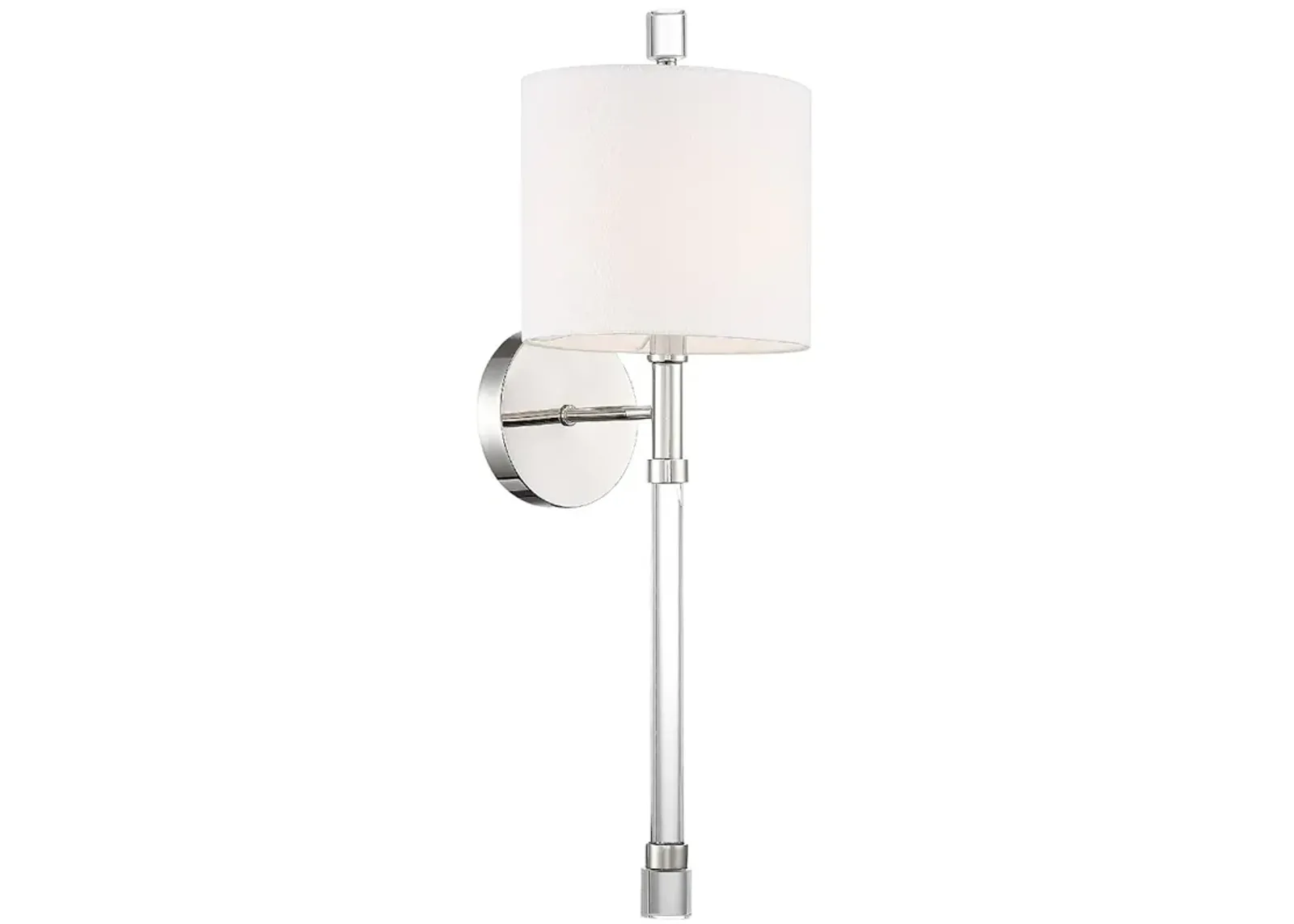 Crystorama Rachel 22" High Polished Nickel Wall Sconce