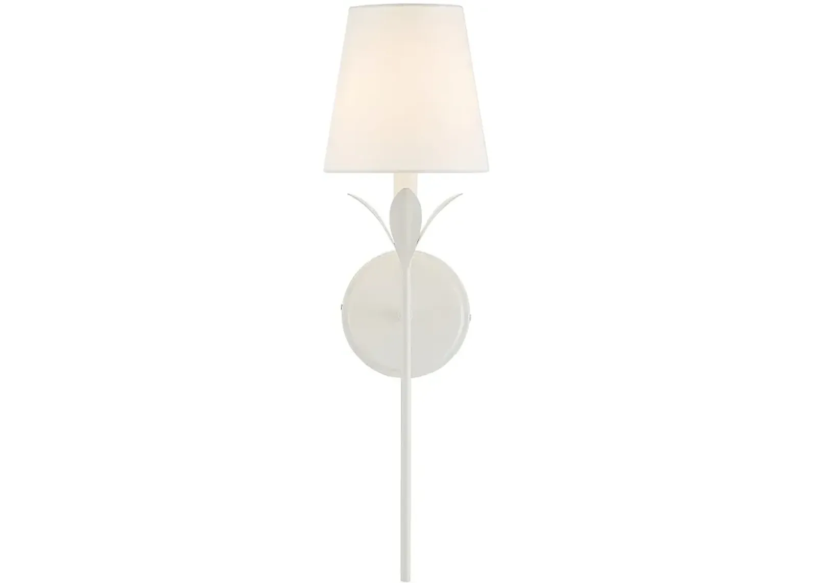 Crystorama Broche 21" High Matte White Wall Sconce