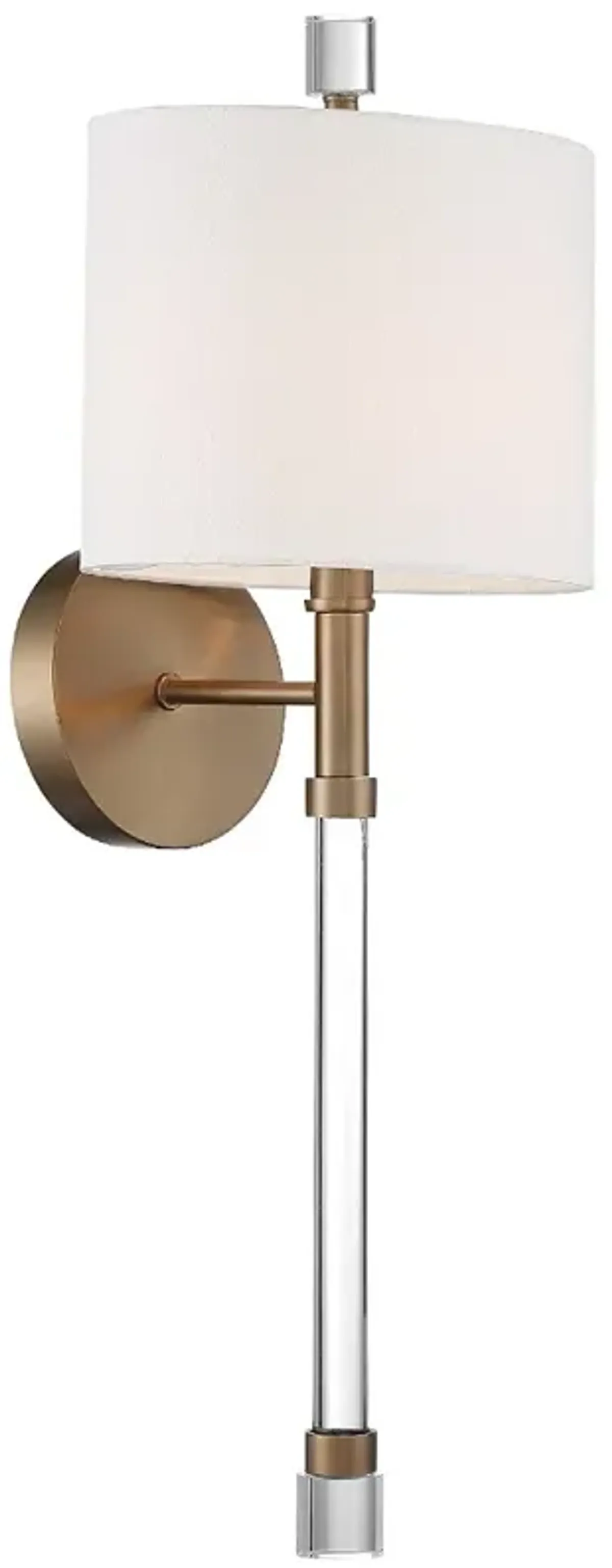 Rachel 1 Light Vibrant Gold Wall Sconce