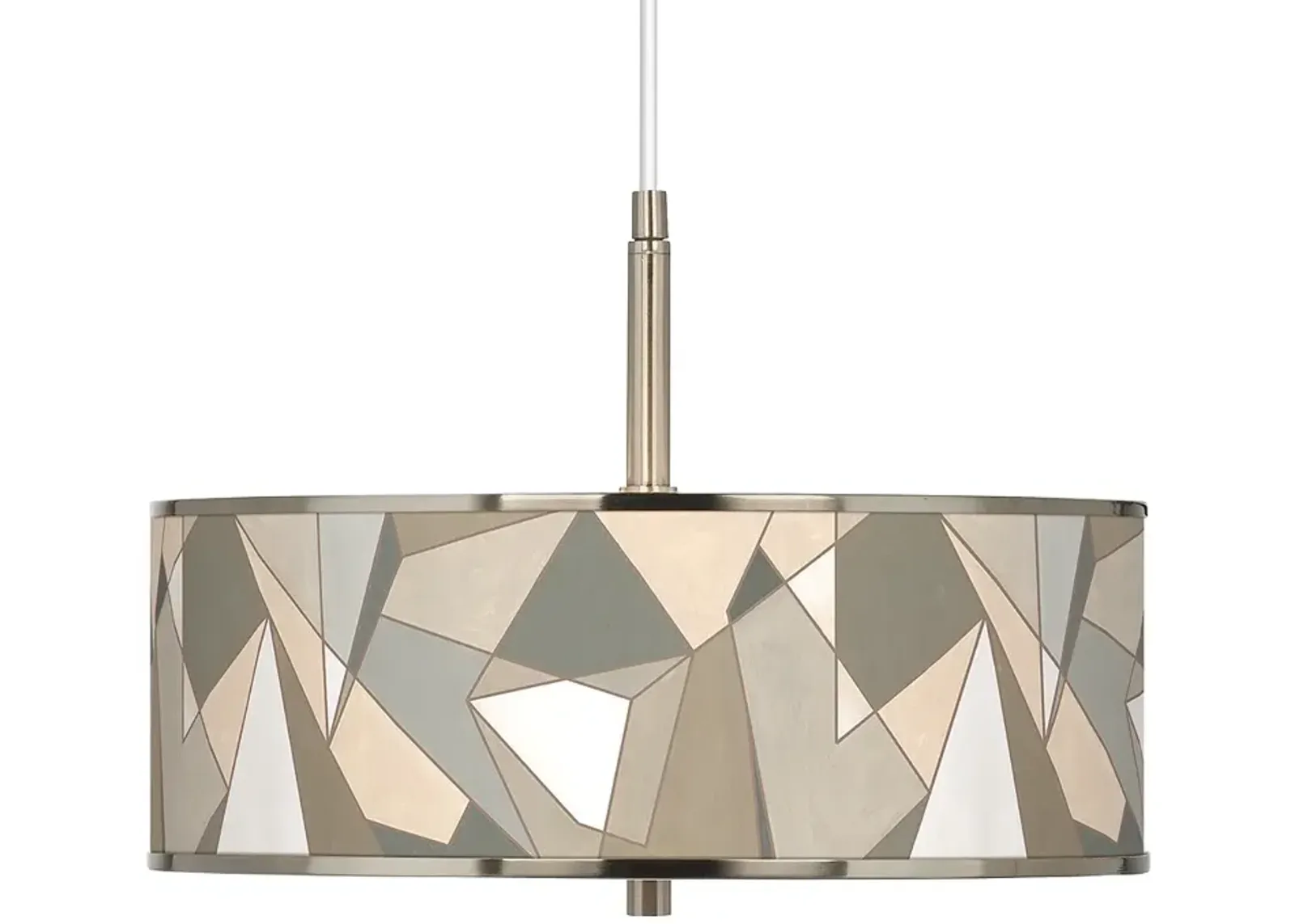 Modern Mosaic I Giclee Glow 16" Wide Pendant Light