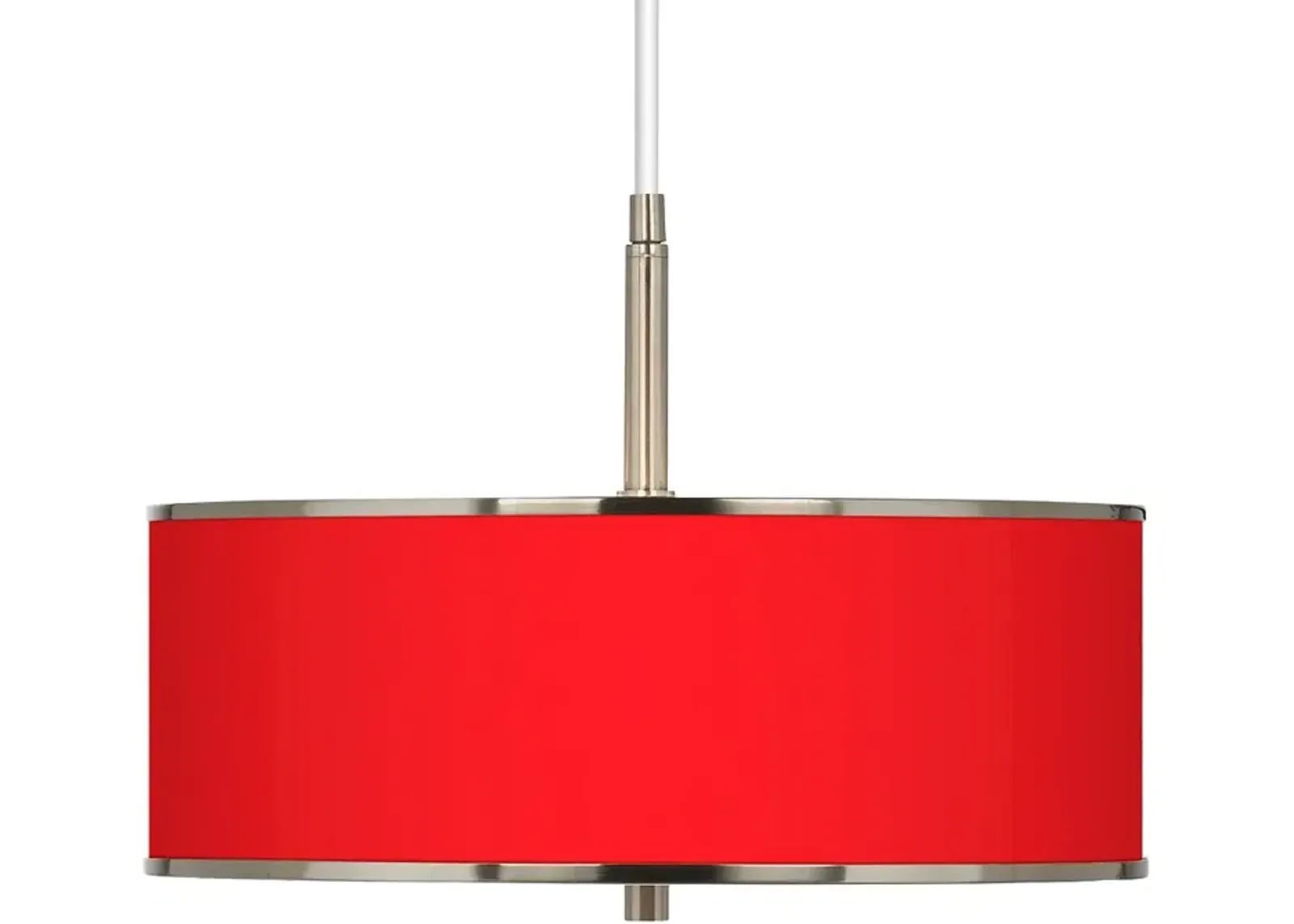 All Red Giclee Glow 16" Wide Pendant Light