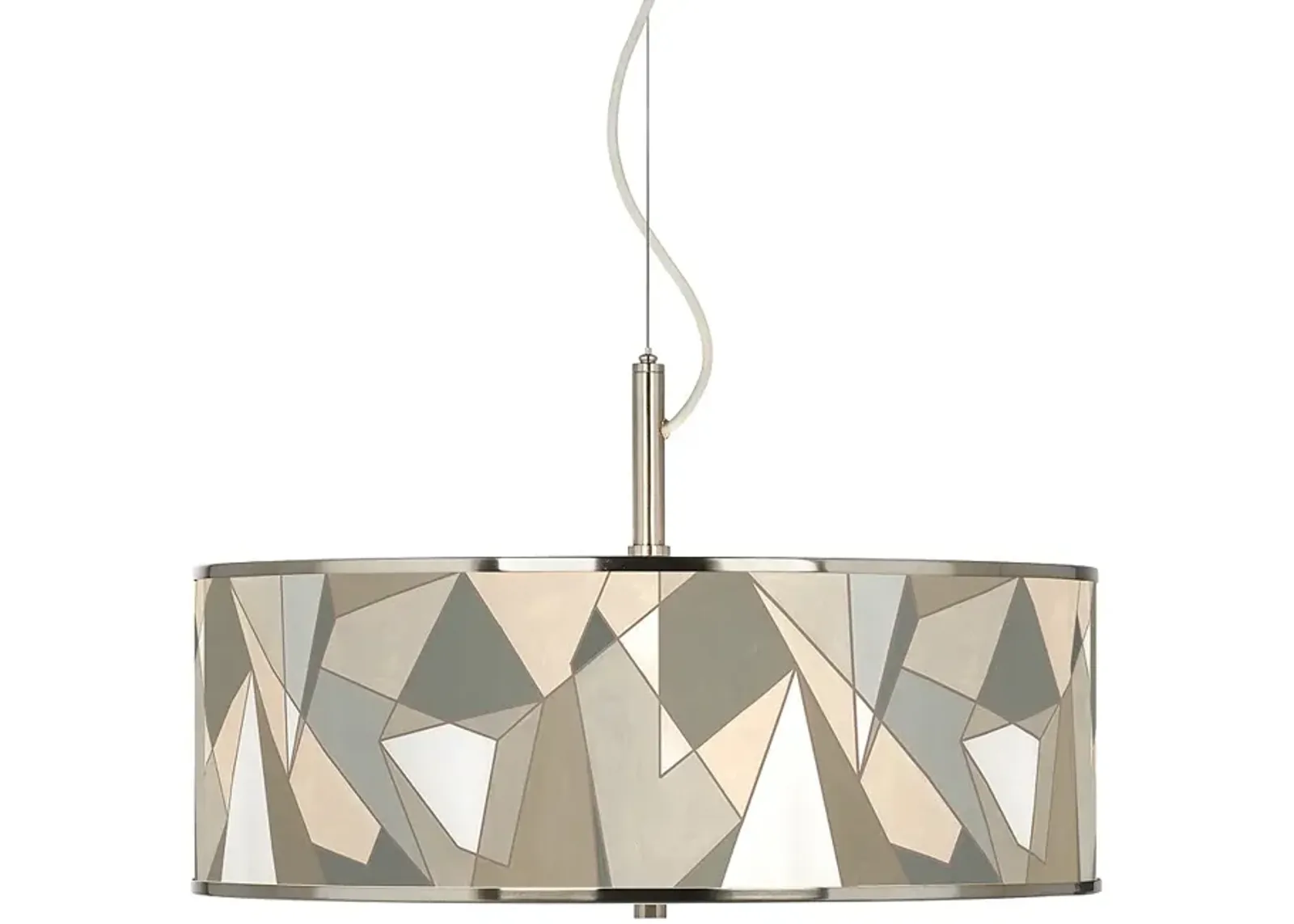 Modern Mosaic I Giclee Glow 20" Wide Pendant Light