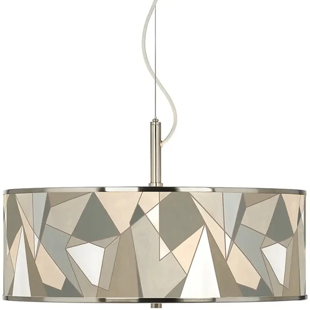 Modern Mosaic I Giclee Glow 20" Wide Pendant Light