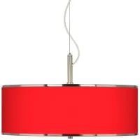 All Red Giclee Glow 20" Wide Pendant Light
