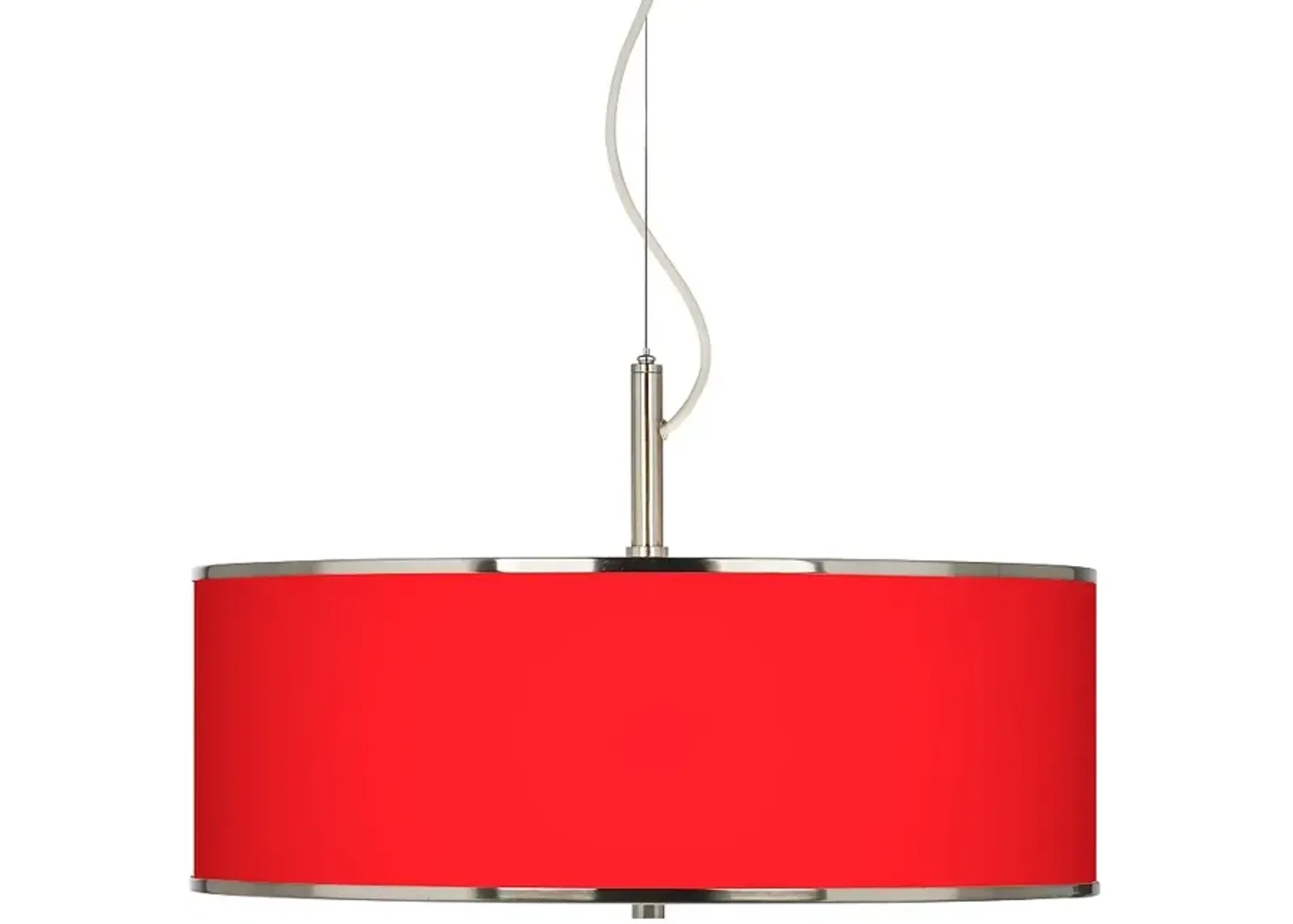 Giclee Glow All Red 20" Wide 3-Light Modern Pendant Light