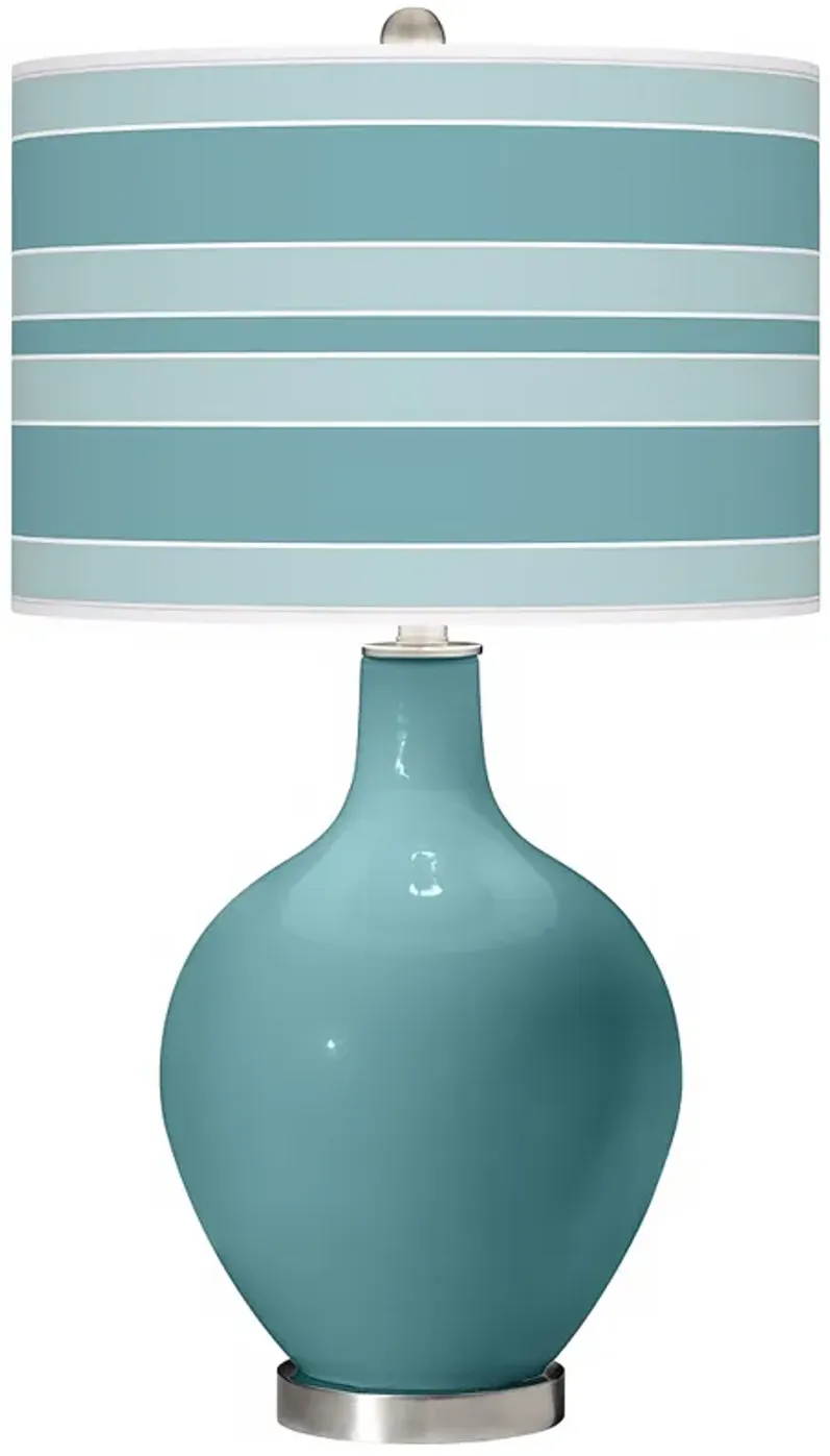 Reflecting Pool Bold Stripe Ovo Table Lamp