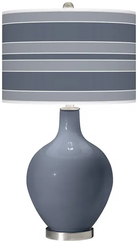 Granite Peak Bold Stripe Ovo Table Lamp