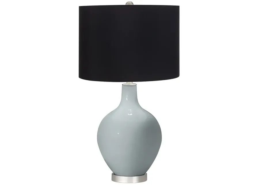 Uncertain Gray Black Shade Ovo Table Lamp