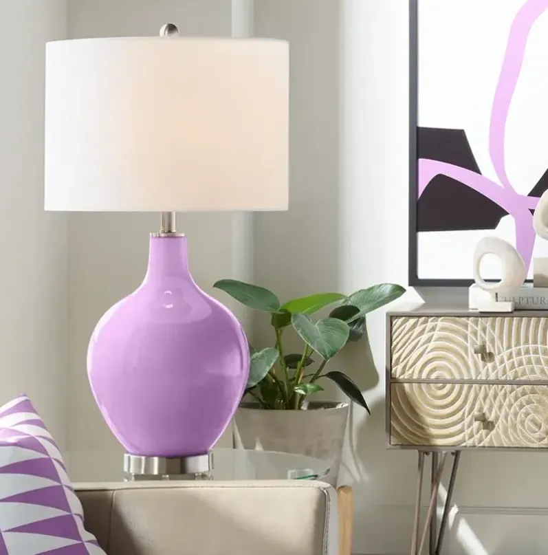 African Violet Ovo Table Lamp