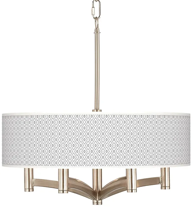 Diamonds Ava 6-Light Nickel Pendant Chandelier