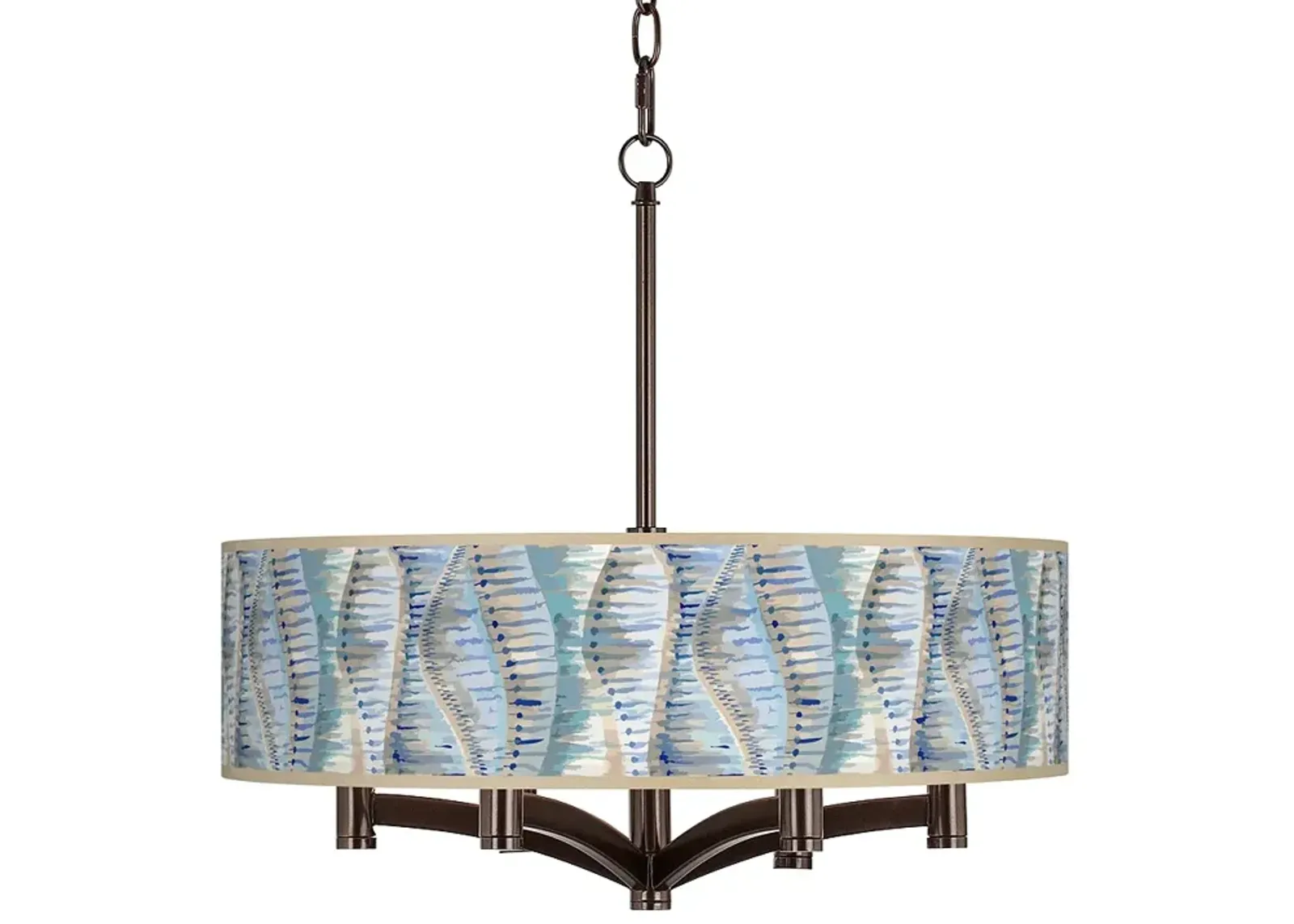 Siren Ava 6-Light Bronze Pendant Chandelier