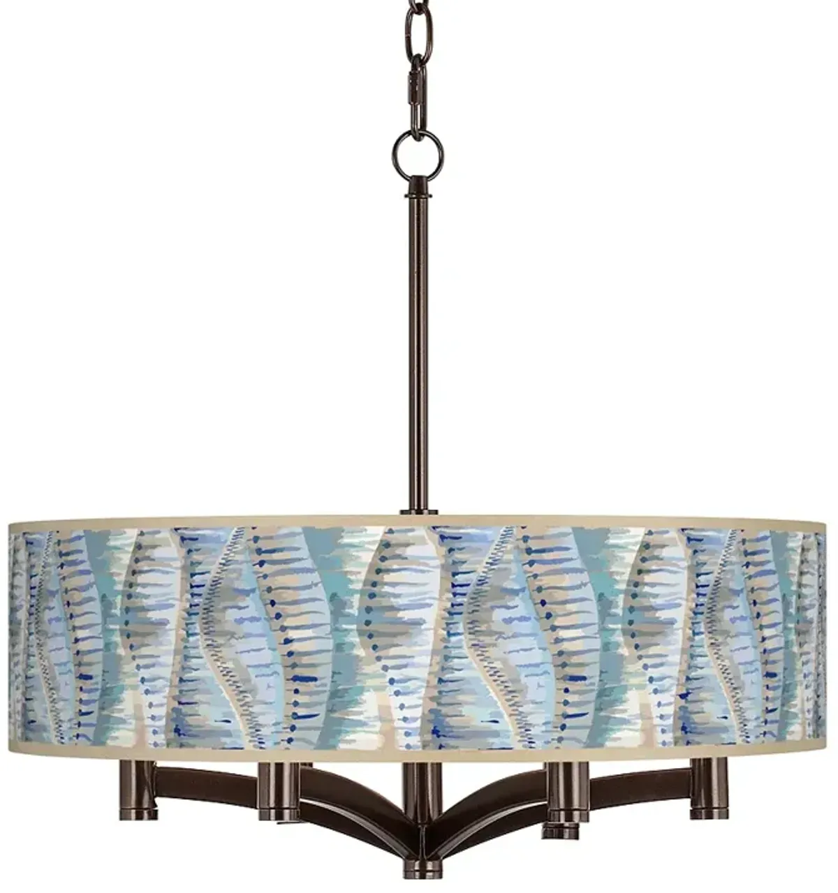 Siren Ava 6-Light Bronze Pendant Chandelier