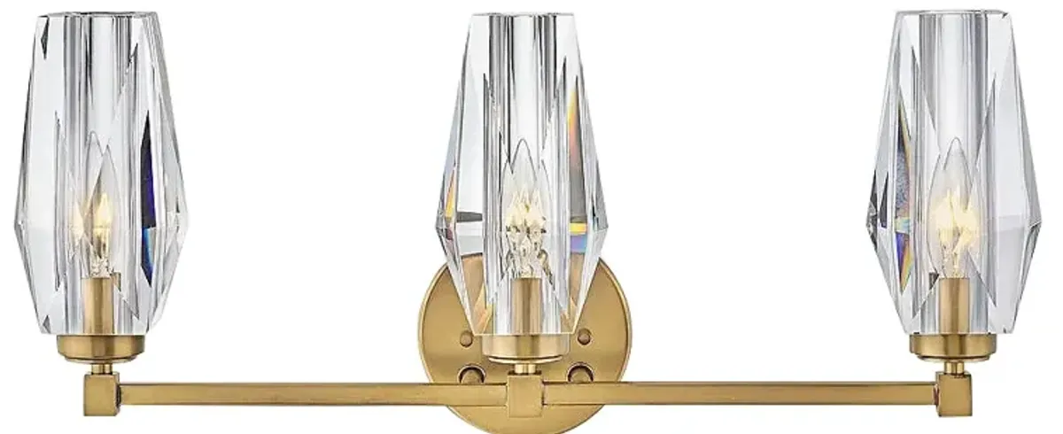 Hinkley Ana 23 1/2" Wide Heritage Brass 3-Light Bath Light