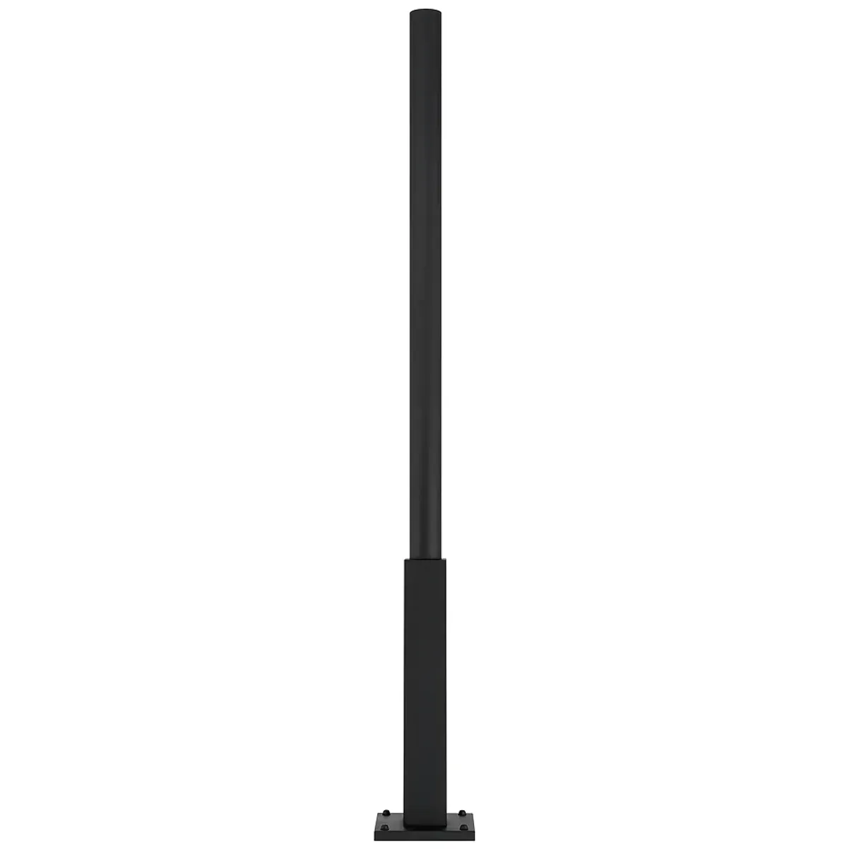 John Timberland Cantwell 76" High Black Outdoor Light Post