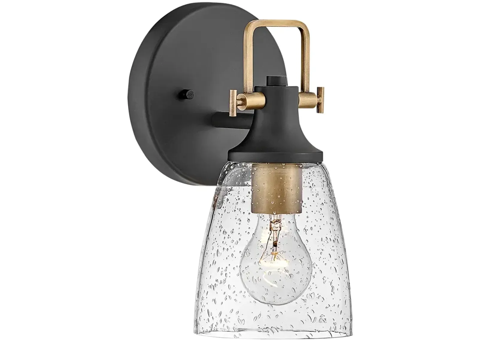 Hinkley Easton 10 1/2" High Black Wall Sconce