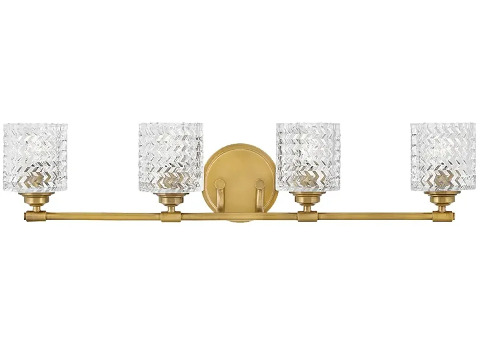 Elle 32" Wide Brass 4-Light Bath Light by Hinkley Lighting