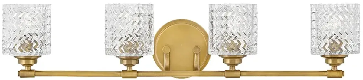 Elle 32" Wide Brass 4-Light Bath Light by Hinkley Lighting