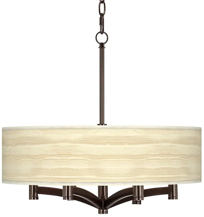 Birch Blonde Ava 6-Light Bronze Pendant Chandelier