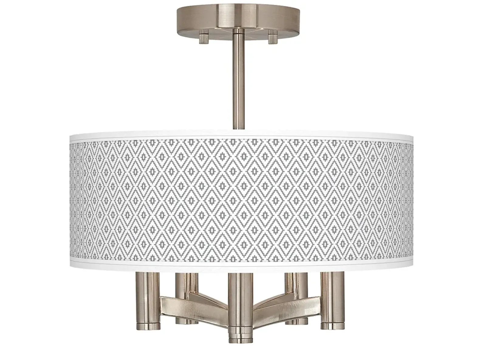 Diamonds Ava 5-Light Nickel Ceiling Light