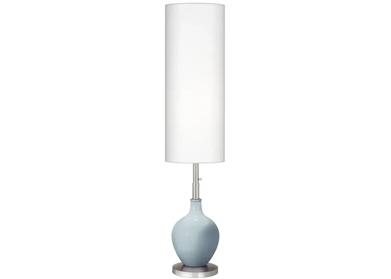 Color Plus Ovo 60" High Modern Coastal Take Five Floor Lamp