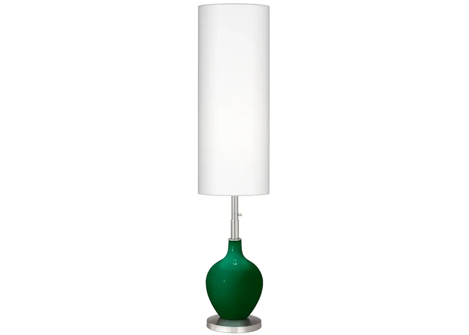 Color Plus Ovo 60" High Modern Greens Floor Lamp