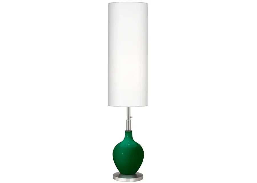 Color Plus Ovo 60" High Modern Greens Floor Lamp