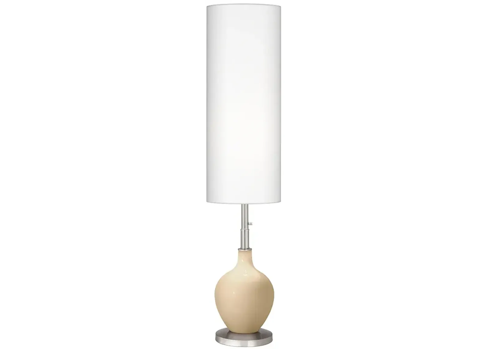 Color Plus Ovo 60" High Colonial Tan Floor Lamp