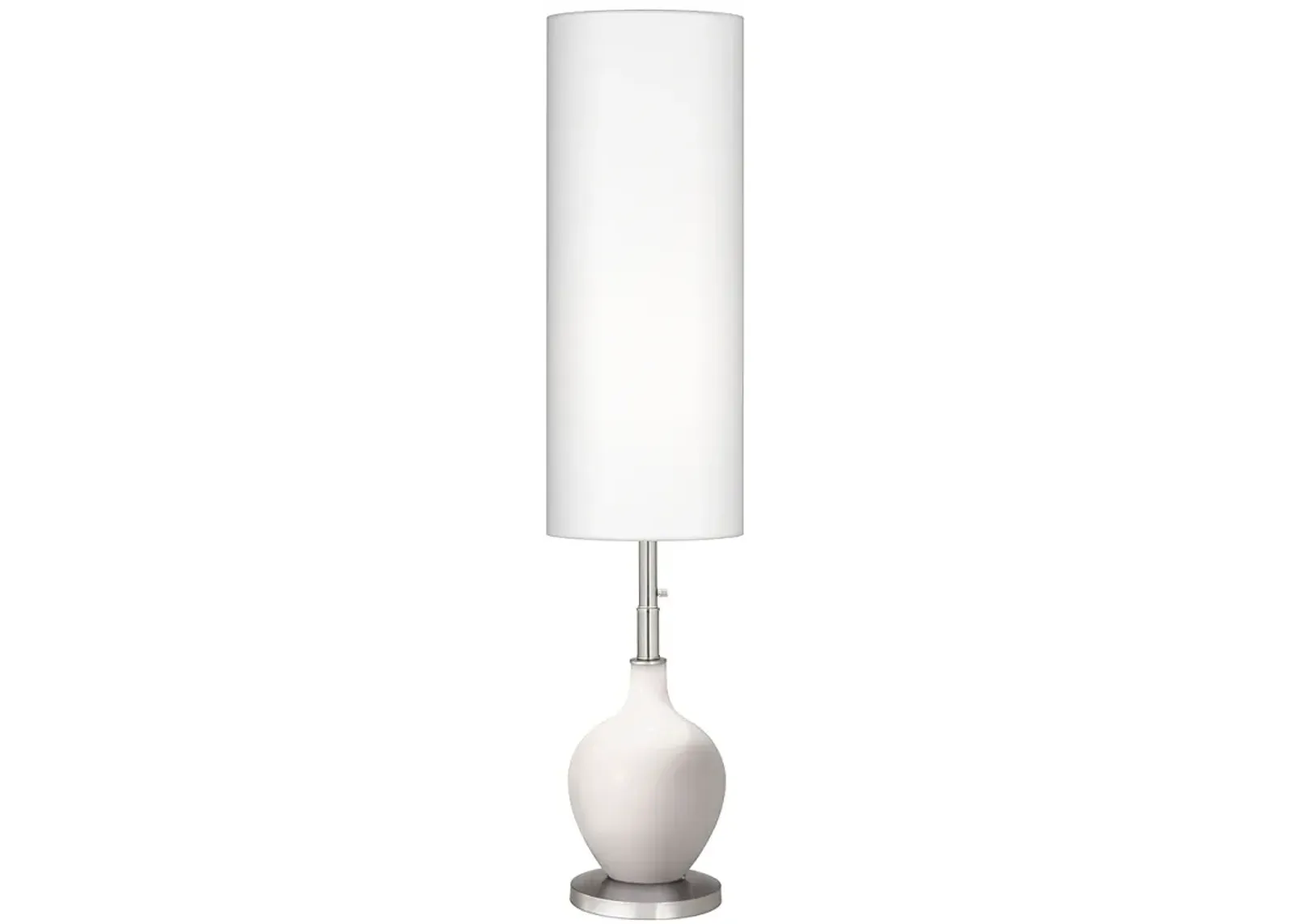 Color Plus Ovo 60" High Modern Smart White Floor Lamp