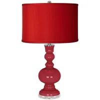 Samba - China Red Silk Shade Apothecary Table Lamp