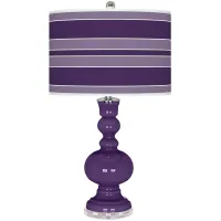 Acai Bold Stripe Apothecary Table Lamp