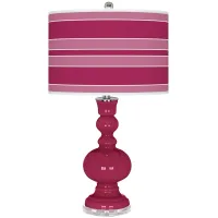Vivacious Bold Stripe Apothecary Table Lamp