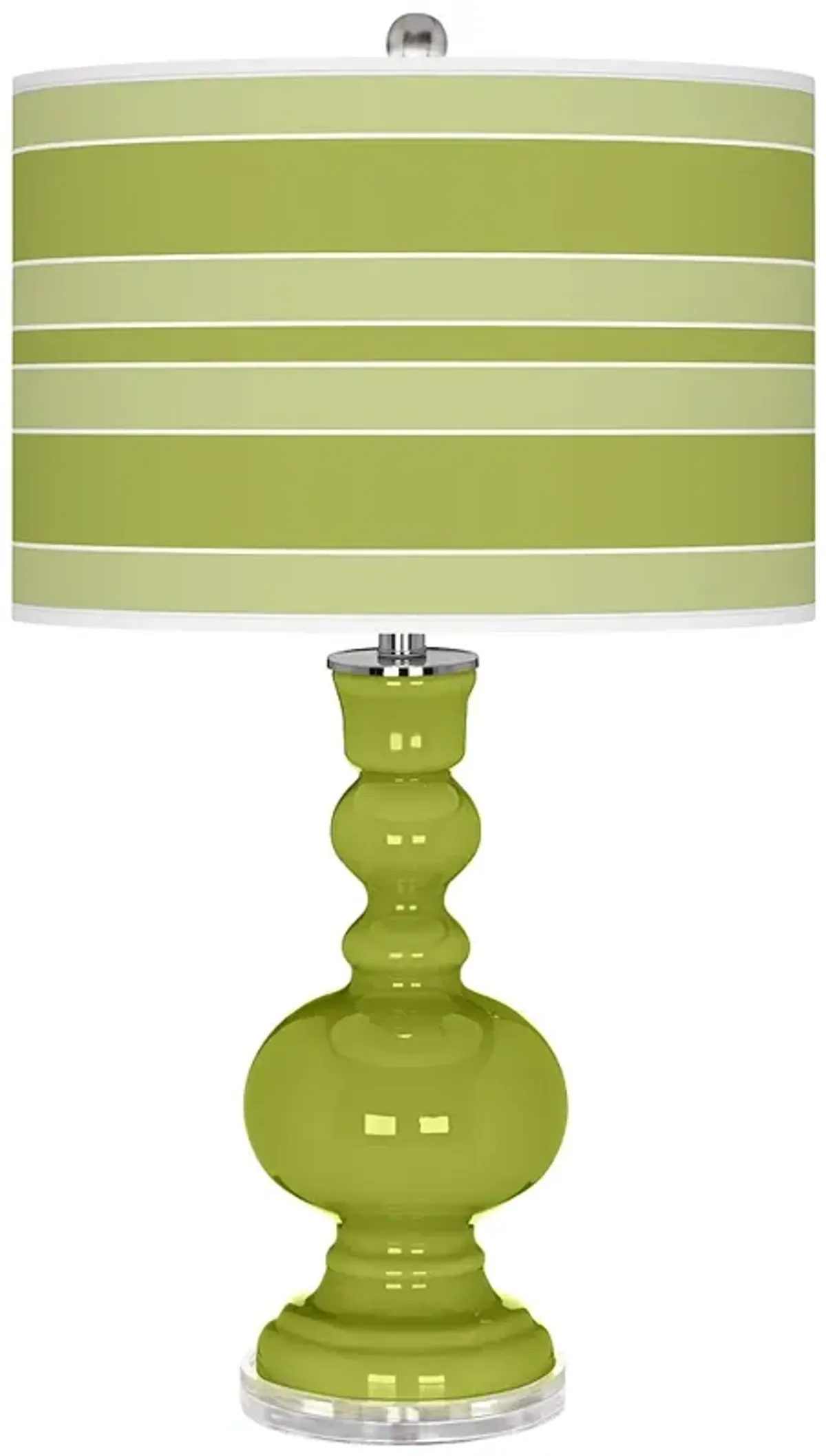 Parakeet Bold Stripe Apothecary Table Lamp