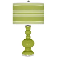 Parakeet Bold Stripe Apothecary Table Lamp