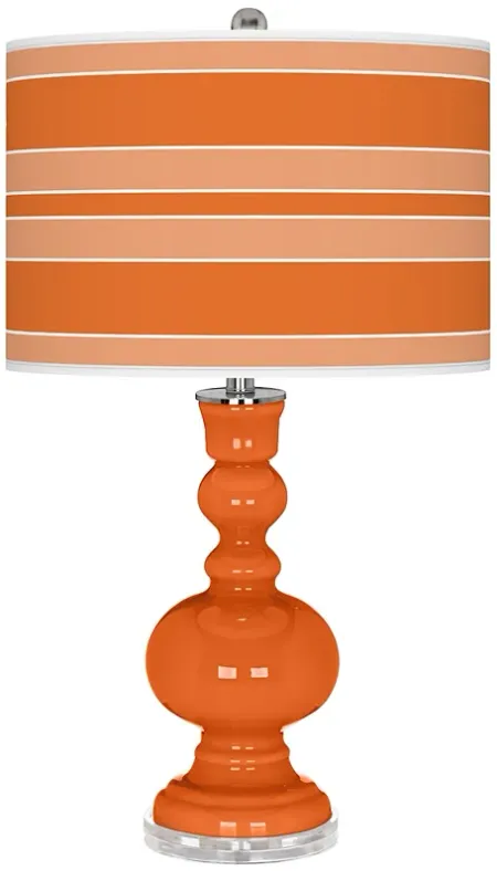 Invigorate Bold Stripe Apothecary Table Lamp