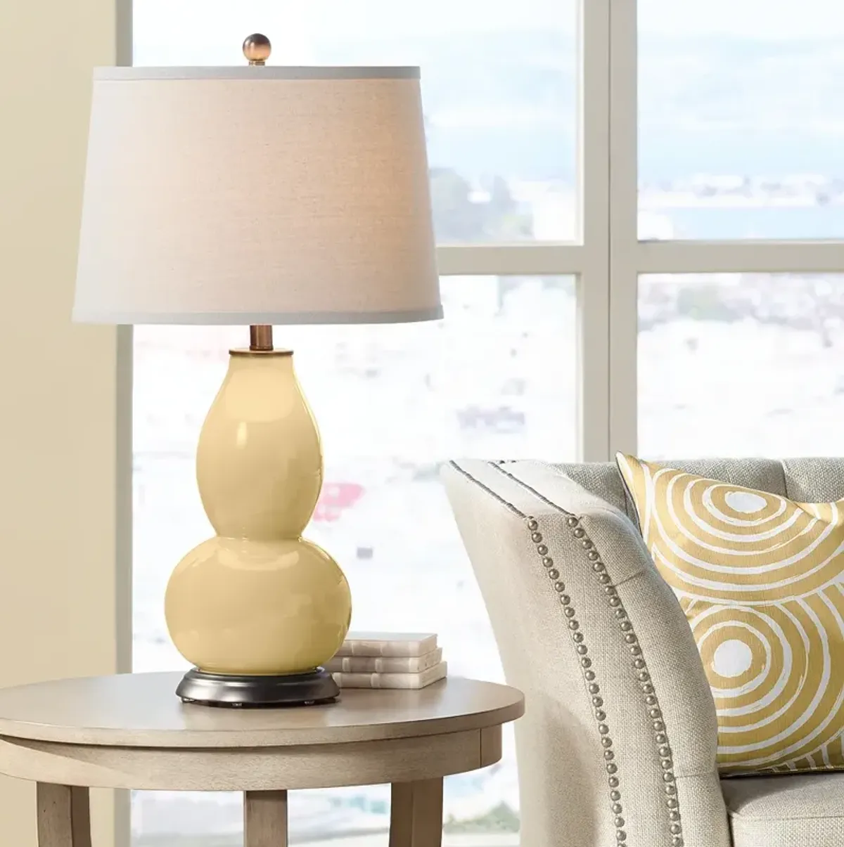 Humble Gold Double Gourd Table Lamp