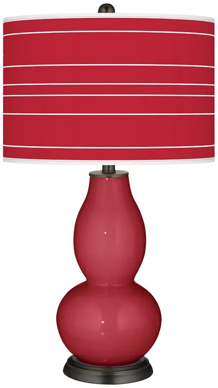 Samba Bold Stripe Double Gourd Table Lamp