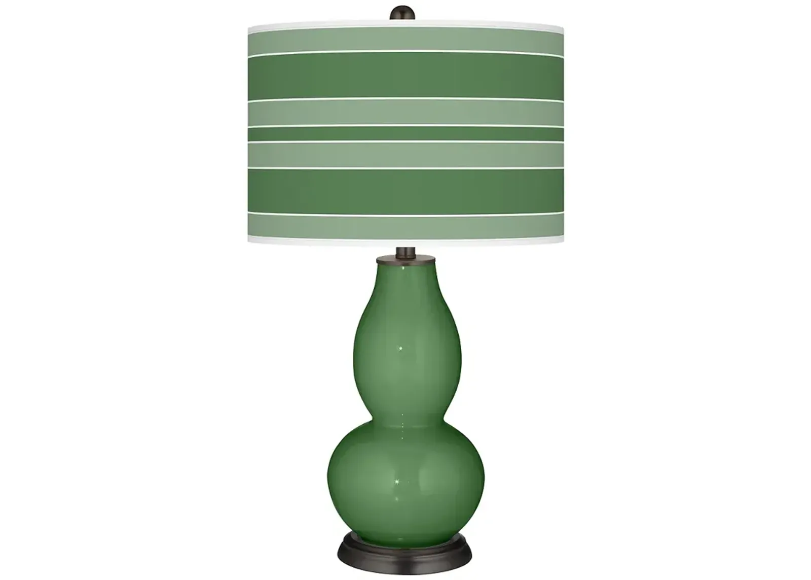 Garden Grove Bold Stripe Double Gourd Table Lamp