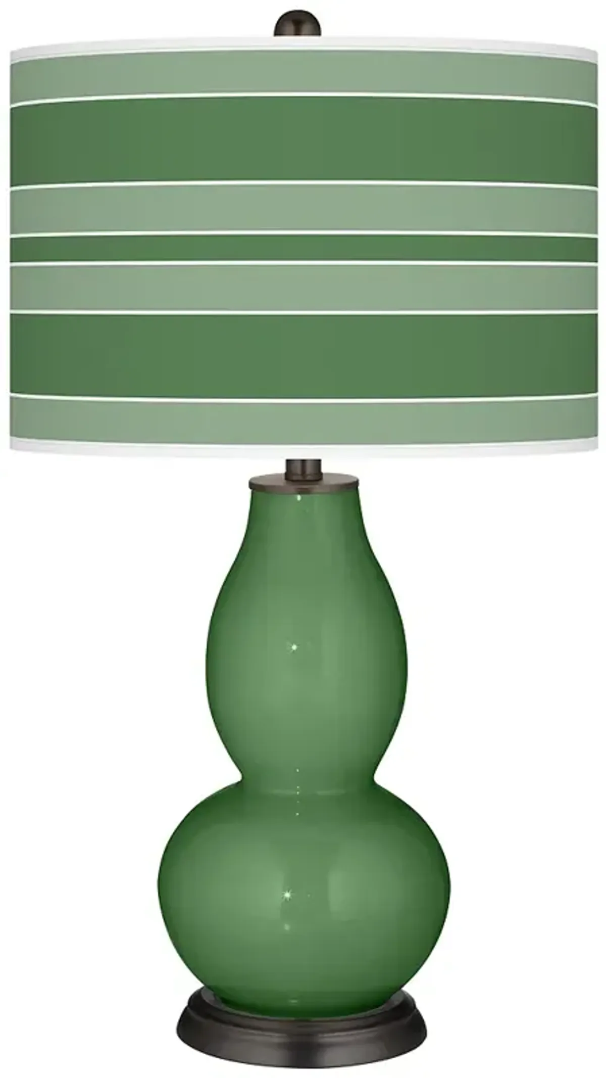 Garden Grove Bold Stripe Double Gourd Table Lamp