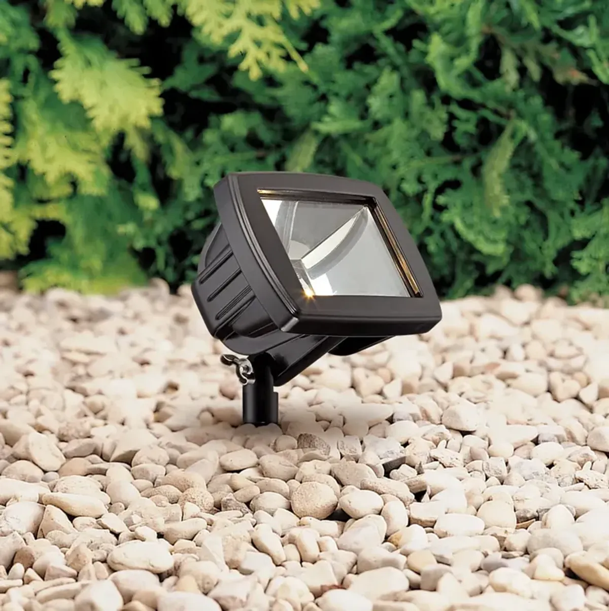 Libra Black Low Voltage LED Landscape Flood Light