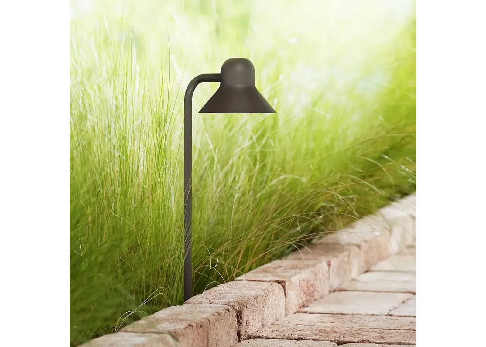 Jayce 18 1/2" High Bronze LED Landscape Path Light