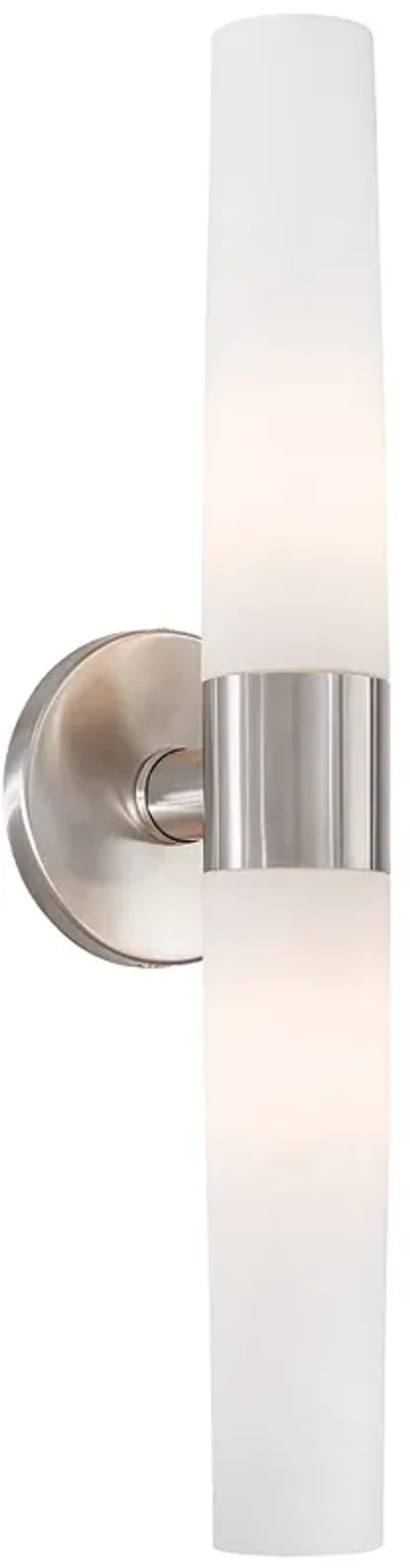 George Kovacs Saber 2-Light Brushed Stainless Steel Bath