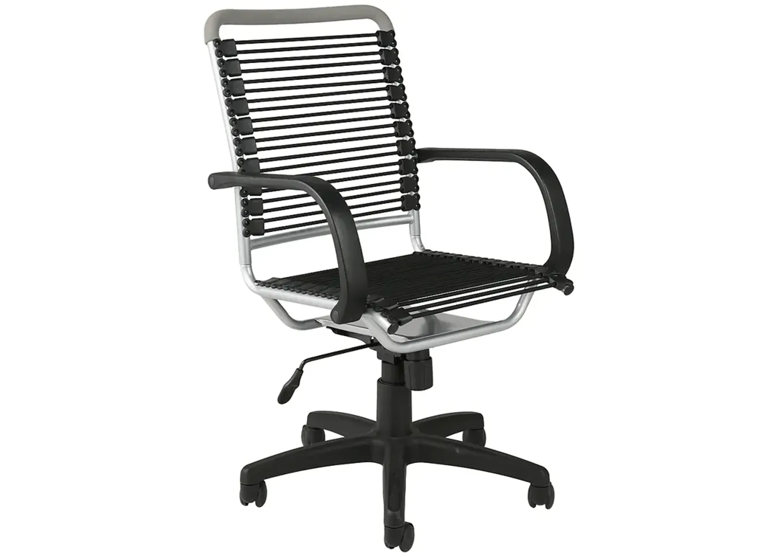 Bungie High-Back Black and Aluminum Office Chair