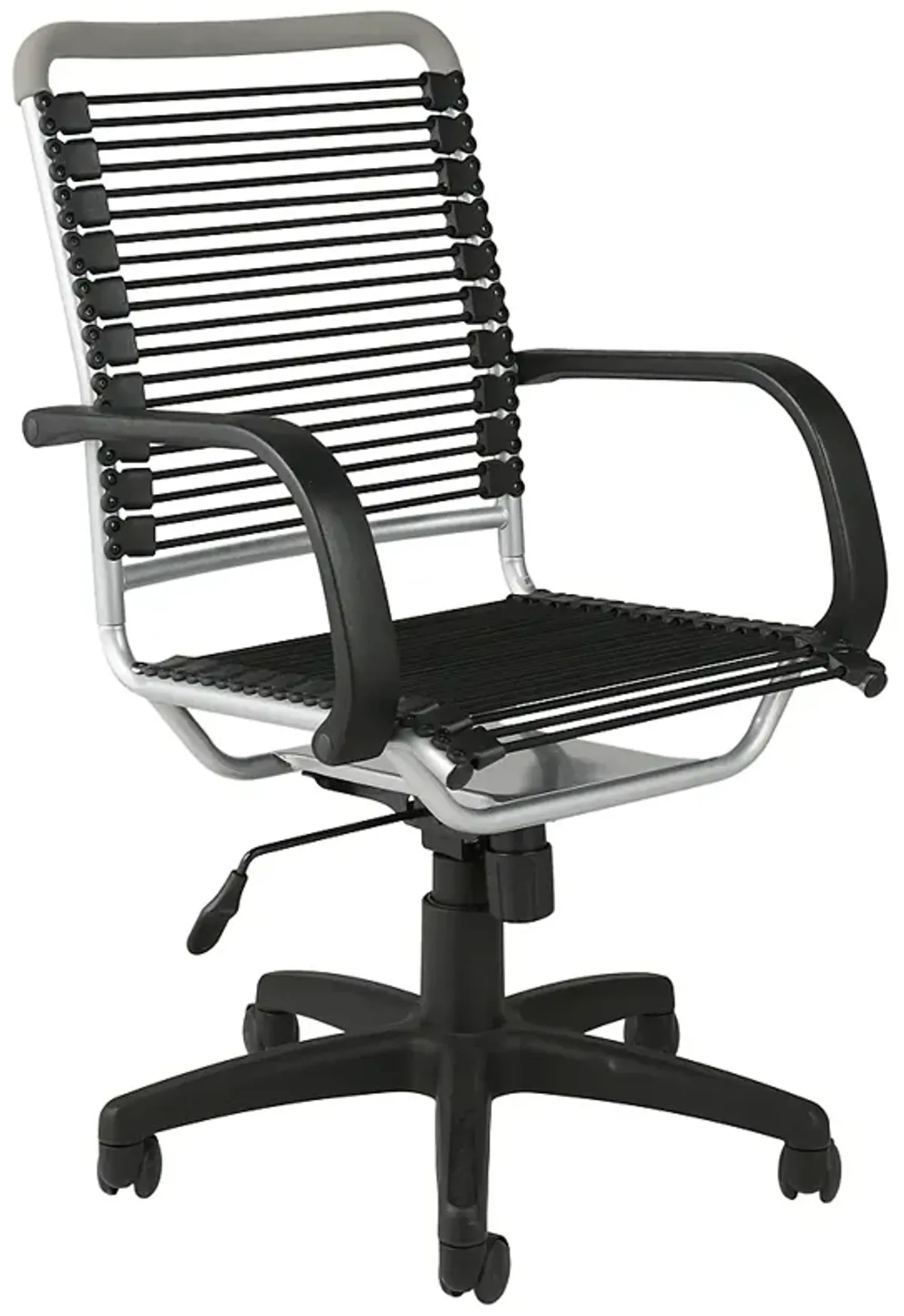 Bungie High-Back Black and Aluminum Office Chair