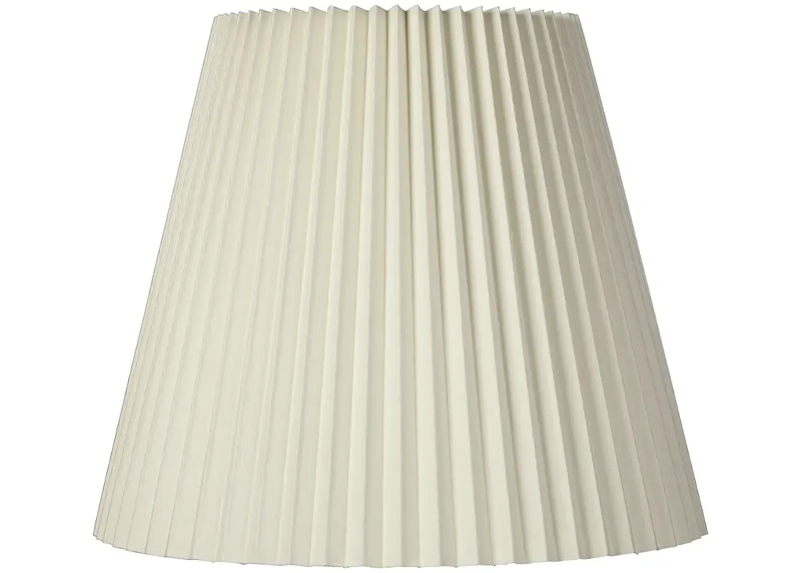 Springcrest Ivory Pleated Lamp Shade 10x17x14.75 (Spider)